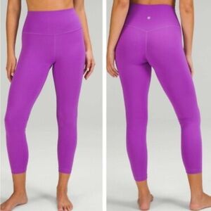 Lululemon High Rise Align Leggings Gym Athletic Women’s Size 0 Purple/Pink NWOT